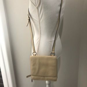 Tan Leather Tignanello Crossbody Purse